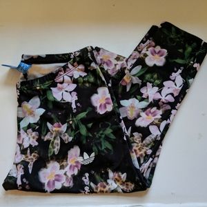 Adidas orchid print leggings
